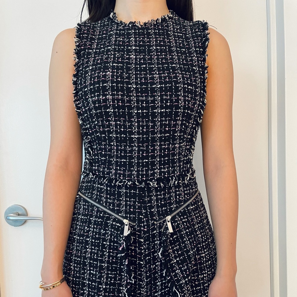 Zara Black Tweed Romper (Sz XS)